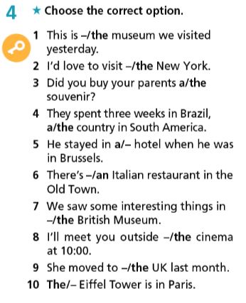 Tiếng Anh 7 Right On Workbook Unit 3 Grammar 3e