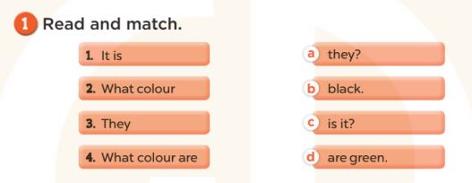 Sách bài tập Tiếng Anh 3 Unit 9 Colours