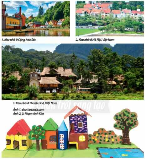 Tạo mô hình khu nhà tương lai - trang 69 SGK Mĩ thuật lớp 6 Chân trời sáng tạo