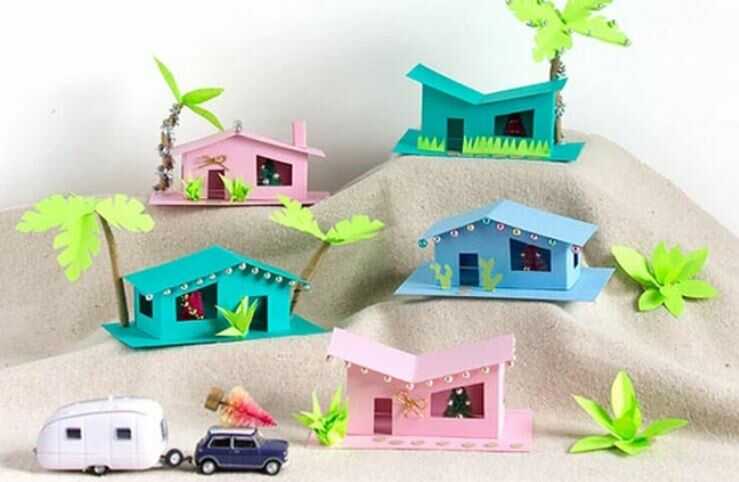 Tạo mô hình khu nhà tương lai - trang 69 SGK Mĩ thuật lớp 6 Chân trời sáng tạo