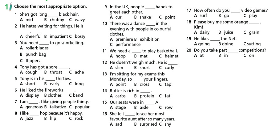 Tiếng Anh 7 Right On Review Units 1 - 3