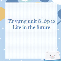 Từ vựng unit 8 lớp 12 Life in the future