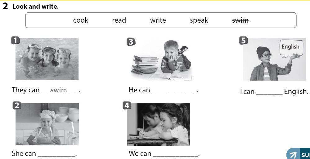 Sách bài tập Tiếng Anh 3 Wonderful World Unit 6 Lesson 1