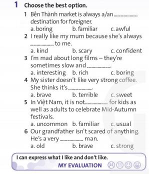 Tiếng Anh 7 Friends Plus Progress Review 2 trang 54