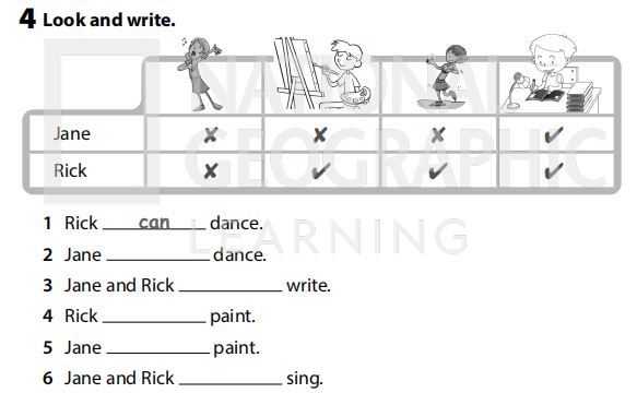 Sách bài tập Tiếng Anh 3 Wonderful World Unit 6 Lesson 2