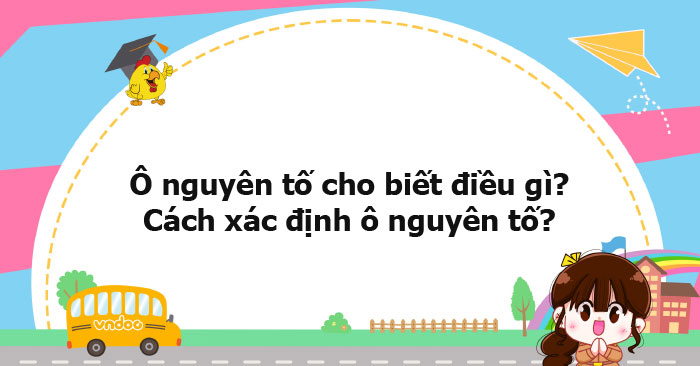 Ô nguyên tố cho biết điều gì? Cách xác định ô nguyên tố? - Ôn tập môn ...