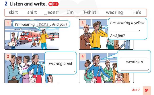 Family and Friends 3 Workbook Unit 7 Lesson 2 trang 51