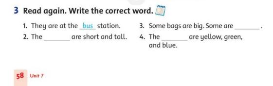 Family and Friends 3 Unit 7 Lesson 5