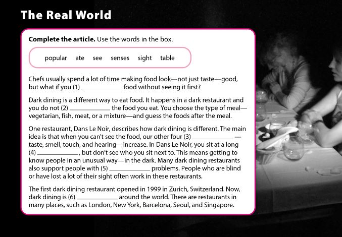 SBT Tiếng Anh 7 Cánh Diều Unit 7 The Real World