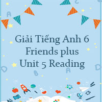 Tiếng Anh lớp 6 unit 5 Reading