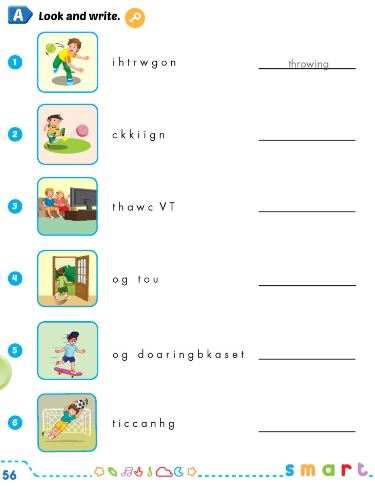Sách bài tập Tiếng Anh 3 Smart Start Unit 5 Review and Practice