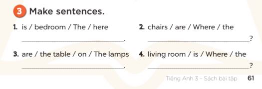 Sách bài tập Tiếng Anh 3 Unit 13 My house