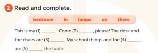 Sách bài tập Tiếng Anh 3 Unit 13 My house