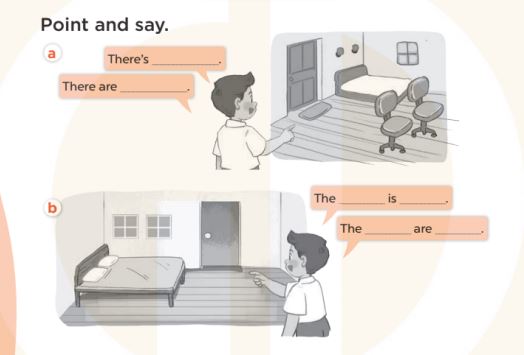 Sách bài tập Tiếng Anh lớp 3 Unit 14 My bedroom