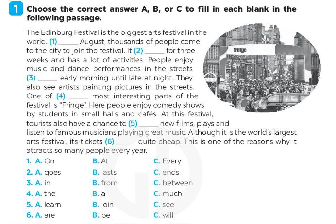 Giải SBT Tiếng Anh 7 Global Success Unit 9 Reading