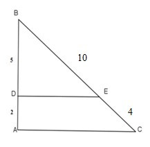 Trắc nghiệm Định lý đảo và hệ quả của định lý Ta-let có đáp án – Toán lớp 8 (ảnh 24)