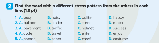 Giải SBT Tiếng Anh 7 Global Success Test Yourself 3