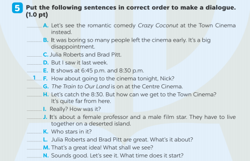 Giải SBT Tiếng Anh 7 Global Success Test Yourself 3