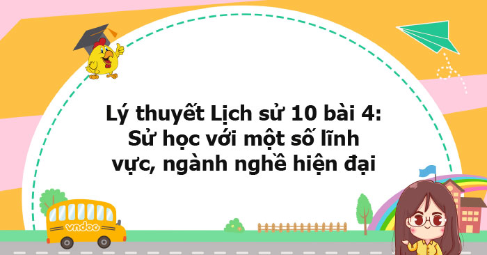 Lý thuyết Lịch sử 10 bài 4 KNTT - Sử học với một số lĩnh vực, ngành ...