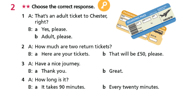 Giải sách bài tập Tiếng Anh lớp 7 Right On Everyday English 5d