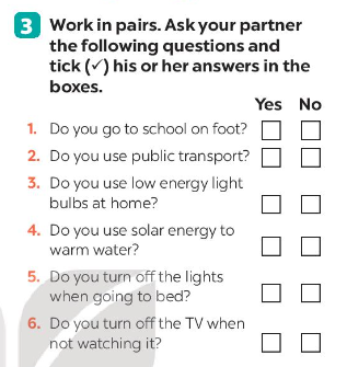 Unit 10 lớp 7 Communication sách Global Success