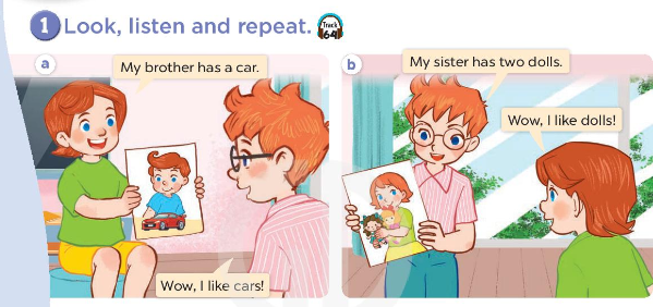 Tiếng Anh lớp 3 Global Success Unit 17 Lesson 1