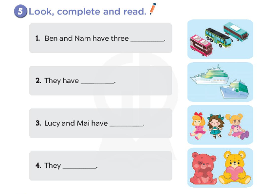 Tiếng Anh lớp 3 Global Success Unit 17 Lesson 2