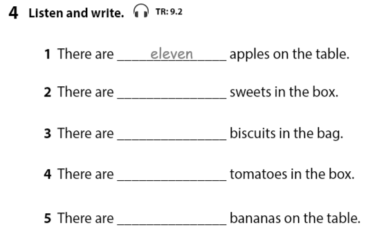Sách bài tập Tiếng Anh 3 Wonderful World Unit 9 Lesson 3