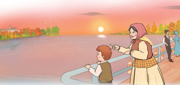 Bài 4: Đi tàu trên sông Von-ga trang 116