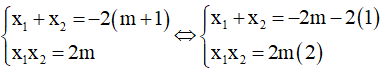 Tìm hệ thức liên hệ giữa hai nghiệm không phụ thuộc vào tham số | Tìm hệ thức liên hệ giữa x1 x2 độc lập với m - Toán lớp 9