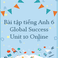 Bài tập Unit 10 lớp 6 Our houses in the future Online