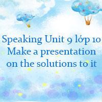 Make a presentation on the solutions to it