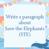 Write a paragraph (120-150 words) about Save the Elephants