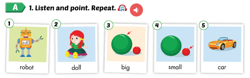 Sách Smart Start 3 Unit 7 Lesson 1