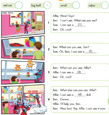 Sách Smart Start 3 Unit 7 Lesson 1