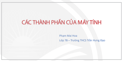 Theo hướng dẫn ở phần khám phá, em hãy thực hành trên máy tính để