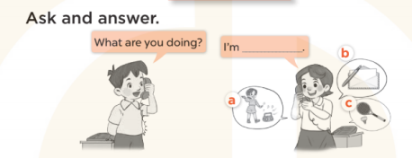 Sách bài tập Tiếng Anh 3 Unit 18 Playing and doing