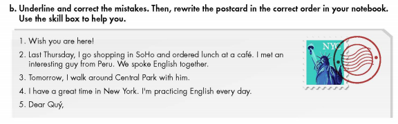 Tiếng Anh 7 Smart World Unit 9 Lesson 3