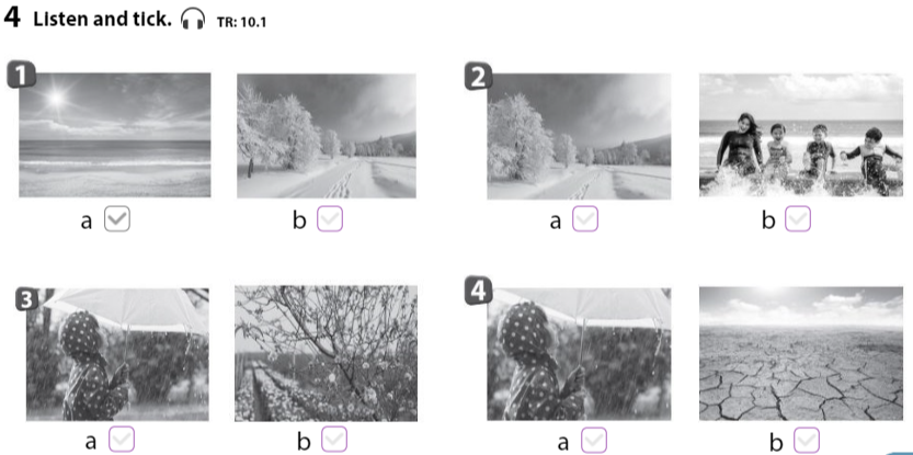 Sách bài tập Tiếng Anh 3 Wonderful World Unit 10 Lesson 2