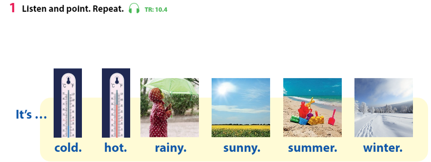Tiếng Anh 3 Wonderful World Unit 10 Lesson 2