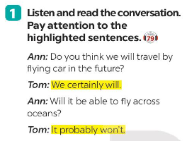 Unit 11 lớp 7 Communication sách Global Success