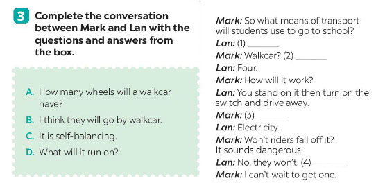 Unit 11 lớp 7 Communication sách Global Success