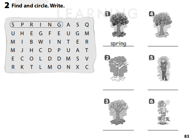 Sách bài tập Tiếng Anh 3 Wonderful World Unit 10 Lesson 3