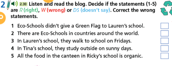 Tiếng Anh 7 Right On Unit 6 Reading 6a