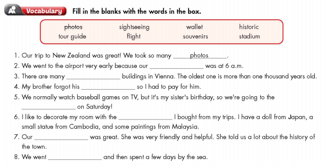 Tiếng Anh 7 Smart World Unit 9 Review