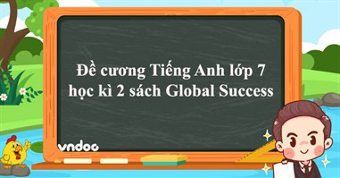 Đề cương Tiếng Anh lớp 7 học kì 2 sách Global Success
