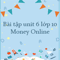 Bài tập unit 6 lớp 10 Money Online