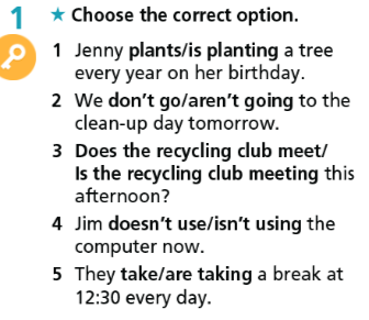 Giải sách bài tập Tiếng Anh lớp 7 Right On Unit 6 Grammar 6b
