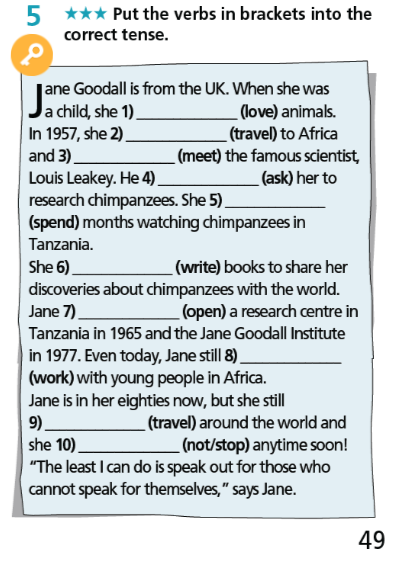 Giải sách bài tập Tiếng Anh lớp 7 Right On Unit 6 Grammar 6b