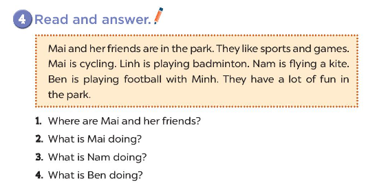 Tiếng Anh lớp 3 Global Success Unit 19 Lesson 3